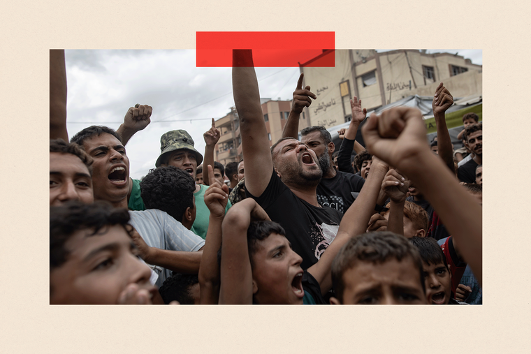 Celebraciones en Gaza tras el anuncio de un cese el fuego.