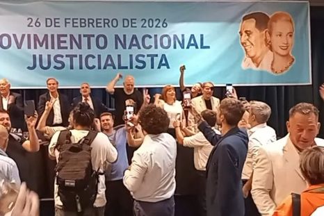 Gustavo Menéndez, Miguel Angel Pichetto, Gustavo Valdez y el Gringo Castro en la convocatoria realizada por Guillermo Moreno&nbsp;