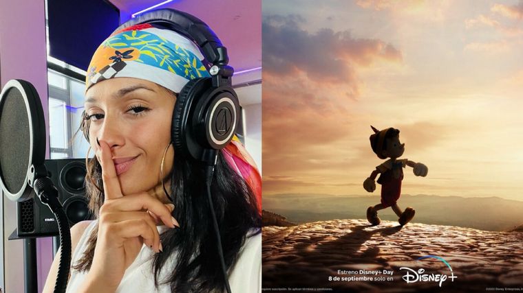 Chanel Terrero junto a Disney Foto: Fuente: Imagen / @Chanelterrero - Disney Plus