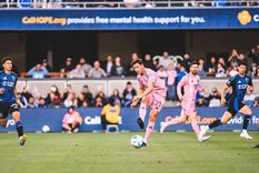 El ex Godoy Cruz Tadeo Allende marcó un doblete para el empate de Inter Miami frente a San José Earthquakes. Foto: @InterMiamiCF