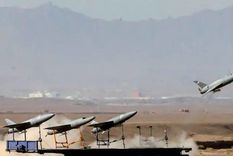 Ejercicio de lanzamiento de drones Arash-2 Foto: El Español