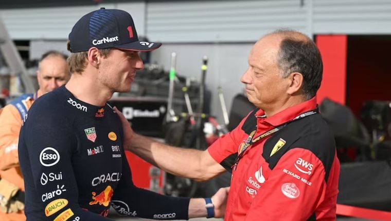 Frederic Vasseur sueña con Verstappen en Ferrari. Foto: Car And Driver