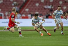 Matteo Graziano, titular en la victoria ante Gran Bretaña. Foto: @lospumas7arg