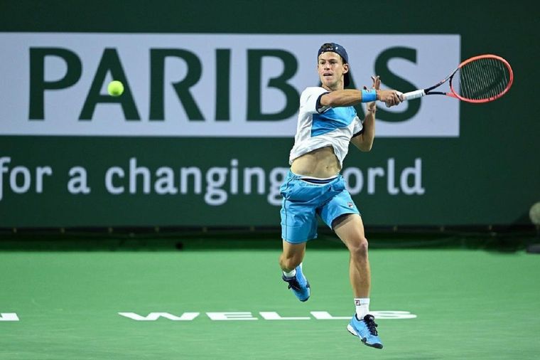 El Peque no pudo con Ruud en Indian Wells.