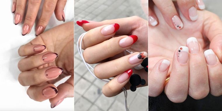 La manicura francesa ¡Mini French! una tendencia que no puedes dejar de usar Foto: Freepik