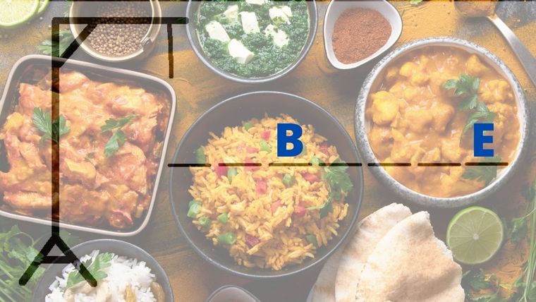 Ahorcado, juego, comida