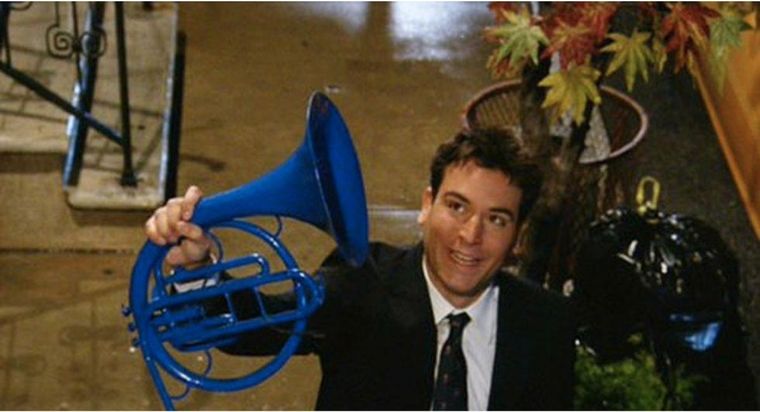 Cómo Conocí a tu Madre, trompa azul, ted