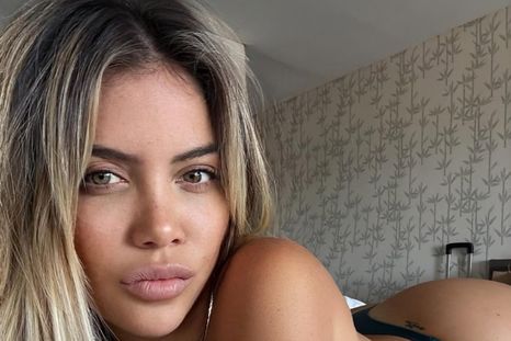 Wanda, y una foto del pasado. Foto: Fuente: Instagram