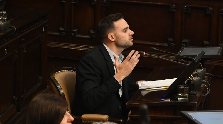 Gabriel Pradines, senador provincial del Pro. Gabriel Pradines, senador provincial del Pro.