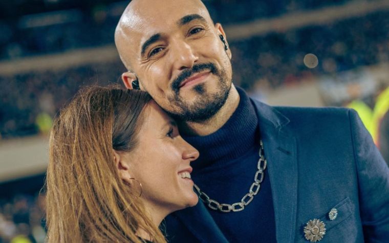 Abel Pintos y Mora Calabrese, padres otra vez Foto: Instagram @moracalabrese