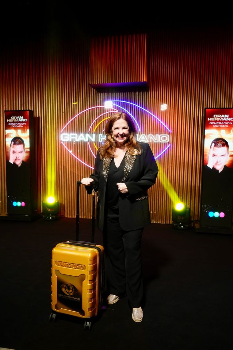 Andrea del Boca en GH. Andrea del Boca en GH.