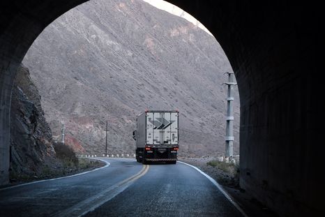 Cerraron el paso Cristo Redentor este jueves. Cerraron el paso Cristo Redentor este jueves.