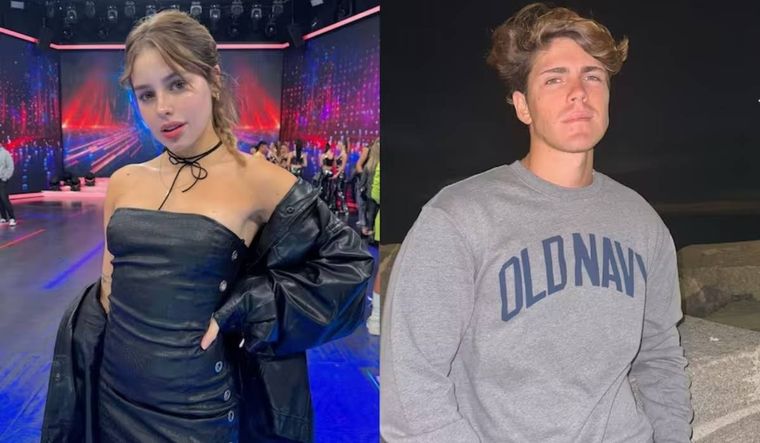 Coti Romero y Marcos Ginocchio, a los besos en un after.