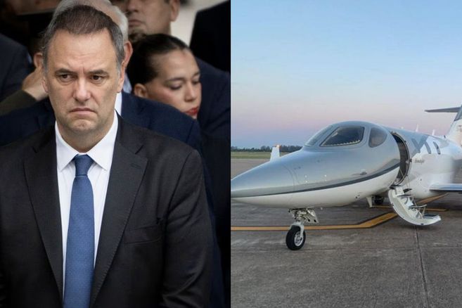 El escándalo de Adorni: pusieron a la venta el jet del polémico viaje a Punta del Este y ocultan su matrícula