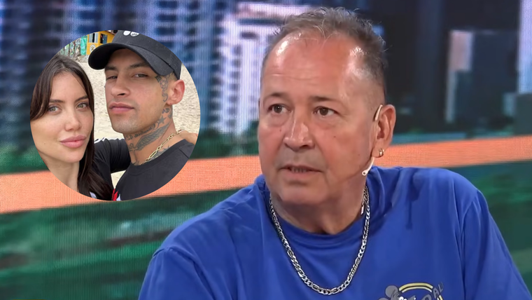 Crece la tensión entre L-Gante y su padre por la relación con Wanda Nara. Foto: Captura América TV
