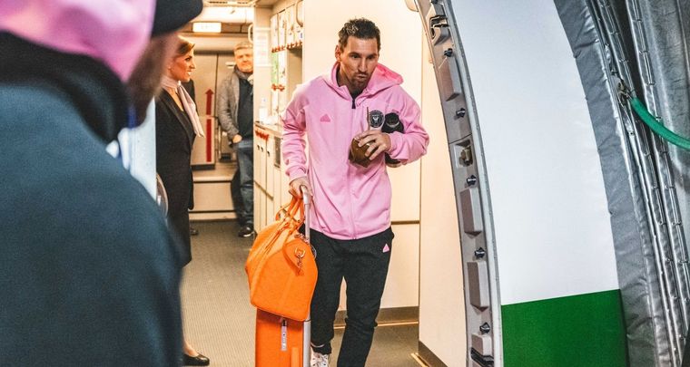 Messi regresó a Miami. Foto: @InterMiamiCF