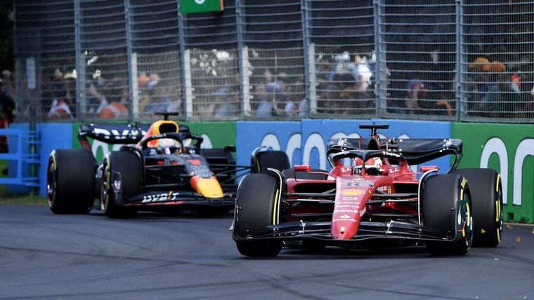 Leclerc y Verstappen, los ganadores que ha tenido la temporada. Foto: DAZN