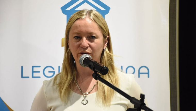 Hebe Casado publicó un video desalentando el uso de pirotecnia. Foto: Legislatura