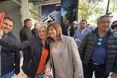 Patricia Bullrich visitó Palermo y se muestra como una de las principales referentes libertarias Foto: X