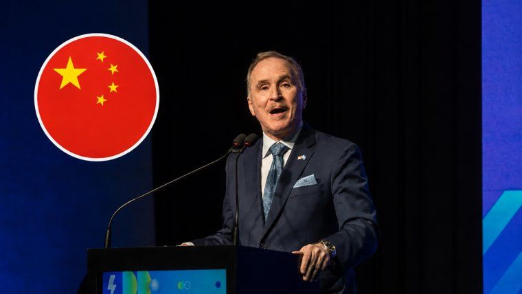 Peter Lamelas recibió respuesta desde China por la disputa de Vaca Muerta.