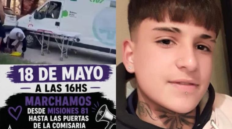 La familia y amigos de Kevin Martínez, el adolescente que murió en un confuso episodio en Chascomús, se movilizan reclamando Justicia.
