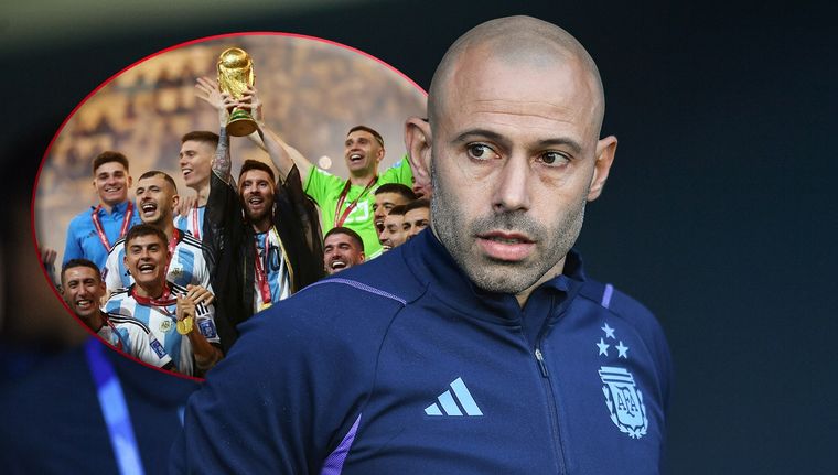 Mascherano se queda sin otro campeón del mundo en Qatar 2022 para afrontar los Juegos Olímpicos de París 2024. Foto: NA
