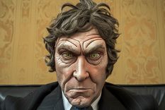 La caricatura de Javier Milei tal como la ve la inteligencia artificial