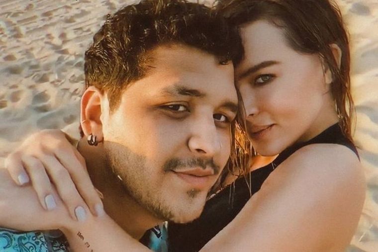 Christian Nodal y Belinda Foto: Twitter Christian Nodal