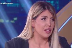 Wanda en el programa de Susana Giménez Foto: Captura de pantalla Telefe