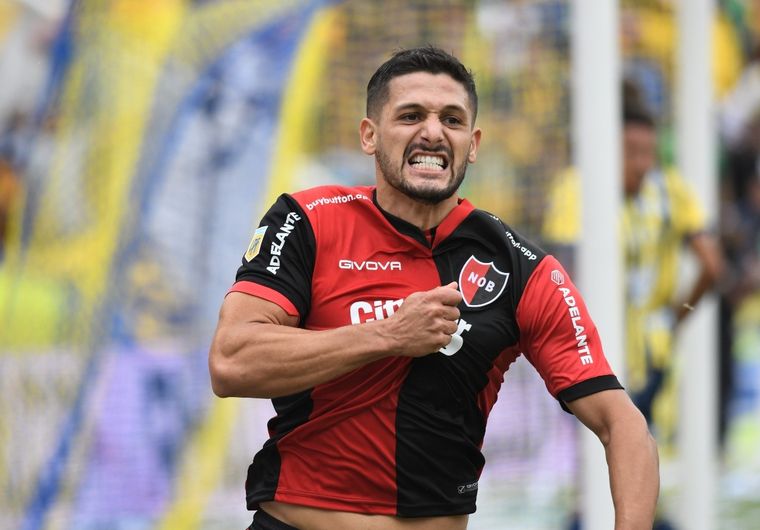 Juanchón García fue el autor del gol de Newells en el Clásico de Rosario.