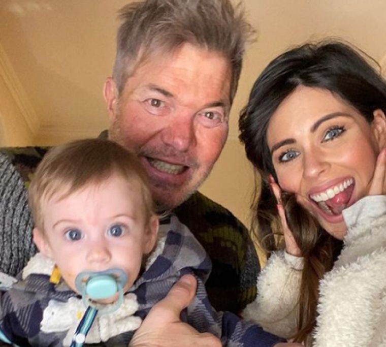 Fernando Burlando, Barby Franco y su sobrino nieto Foto: Instagram