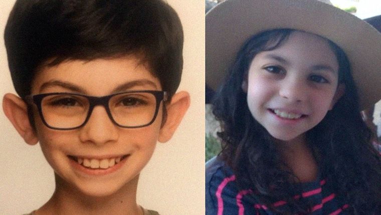 Los hermanos desaparecidos, Kristian y Amantia. Foto: SOS Desaparecido.