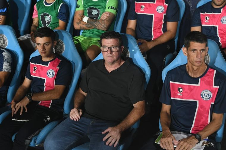 Berti habló tras el empate ante Barracas. Foto: ALF PONCE MERCADO / MDZ