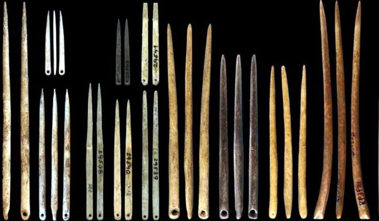 La moda se remonta a 40.000 años con la invención de la aguja con ojo. Foto: Dpa.