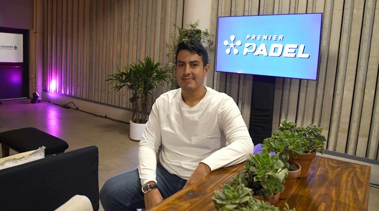 Santiago Brito, presidente de la Asociación de Pádel Argentino, dio detalles sobre la increíble logística que conllevó traer el Premier Padel a Mendoza. Foto: ALF PONCE MERCADO / MDZ