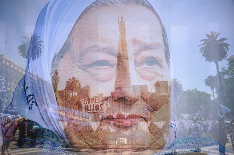 La Asociación Madres de Plaza de Mayo emitió un comunicado en apoyo a Nicolás Maduro. Foto: Télam