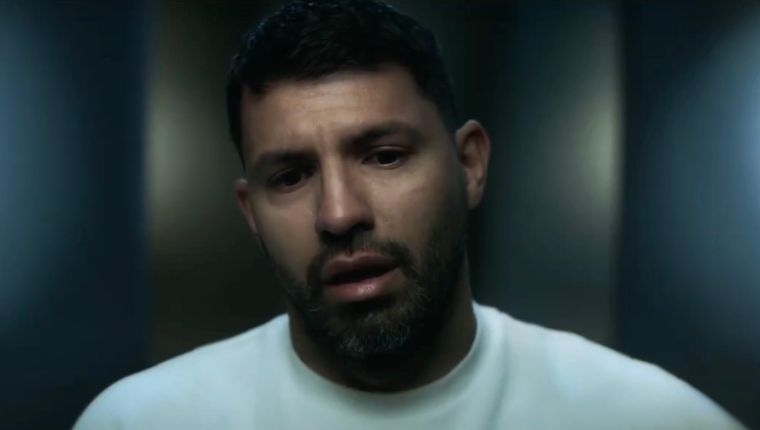 El Kun Agüero hizo fuertes declaraciones en el tráiler de su documental. Foto: Captura Disney+