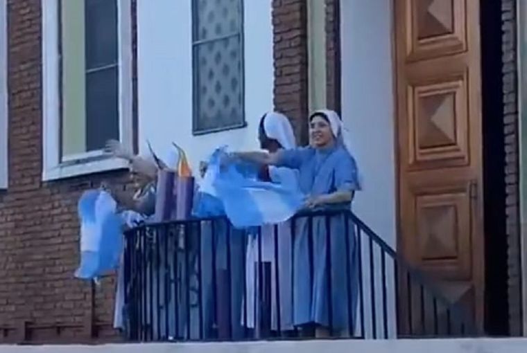 Las hermanas del Cristo Rey de Tres de Febrero, Buenos Aires Foto: Twitter