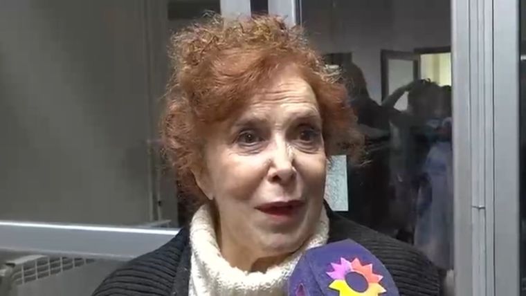 La artista respaldó a CFK. Foto: captura de pantalla TV/ El Trece.