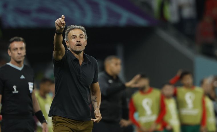 Luis Enrique habló sobre Argentina tras la eliminación de España. Foto: EFE