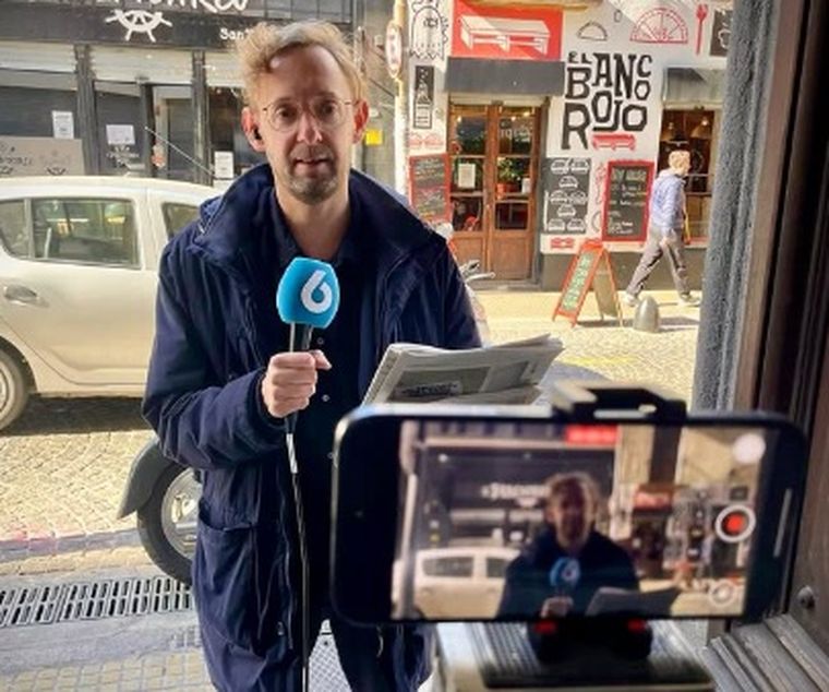 Peter Schouten, corresponsal del diario AD en Argentina. Peter Schouten, corresponsal del diario AD en Argentina.