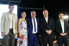 Los intendentes peronistas Matías Stevanato (Maipú), Flor Destéfanis (San Rosa) y Fernando Ubieta (La Paz) se juegan el control de los concejos deliberantes este domingo.