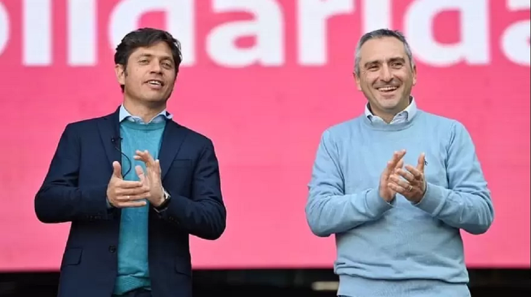 Axel Kicillof y Andrés Larroque desafían a La Cámpora en Buenos Aires. Foto: Archivo MDZ