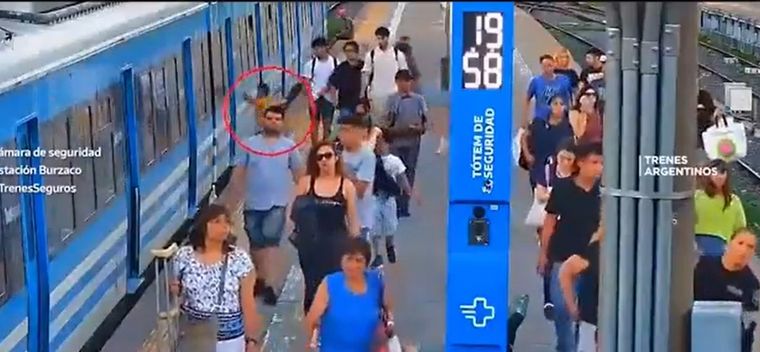 El niño resultó ileso. Foto: Captura de video