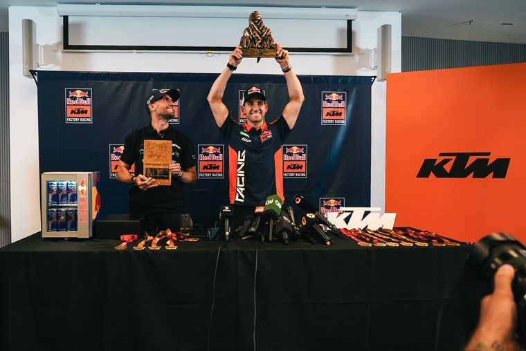 Luciano Benavides, junto a su hermano Kevin.&nbsp;