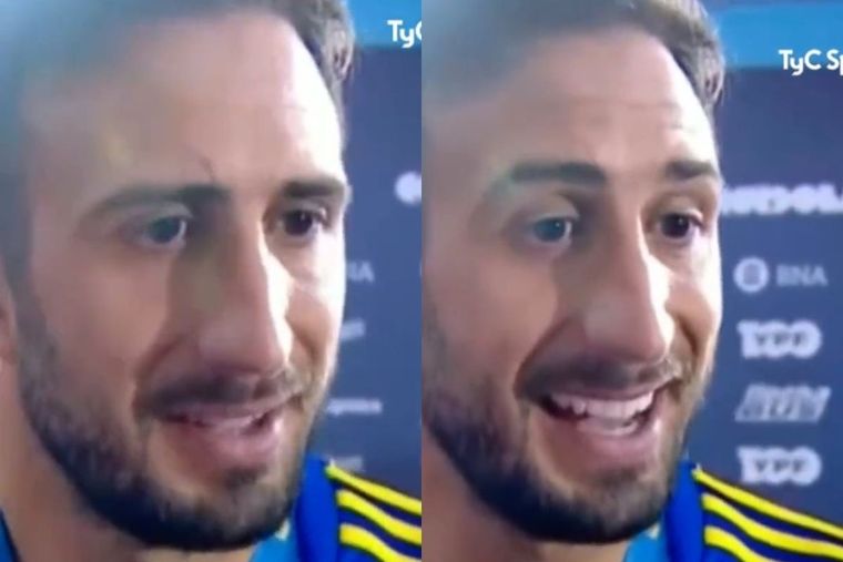 Izquierdoz se sorprendió al recibir una pregunta insólita en los festejos del Boca campeón.