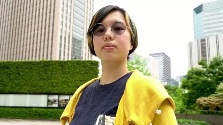 Megumi Okano espera que haya cambios en la sociedad japonesa. Foto: BBC NEWS / TESSA WONG