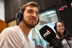 Damián Pedraza en MDZ Radio 105.5 FM Foto: MDZ