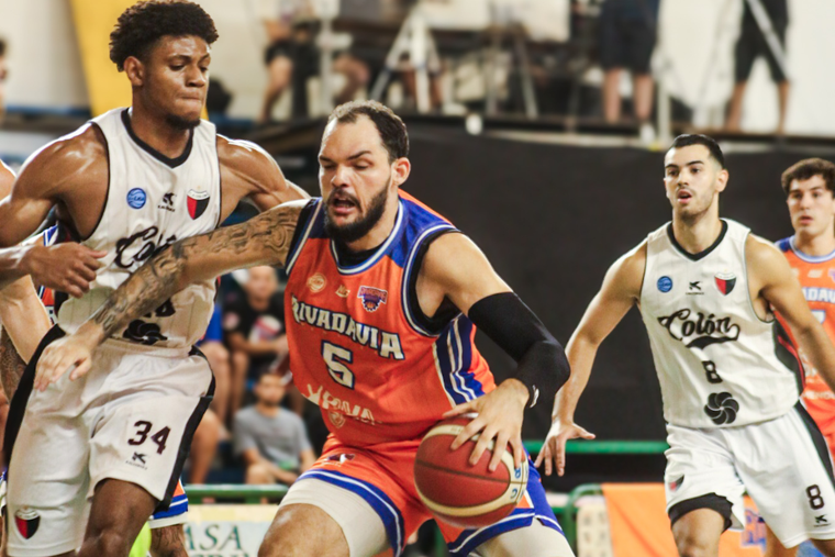 Rivadavia cayó ante Colón en condición de local. Foto: Abril Capeloni/Rivadavia Básquet