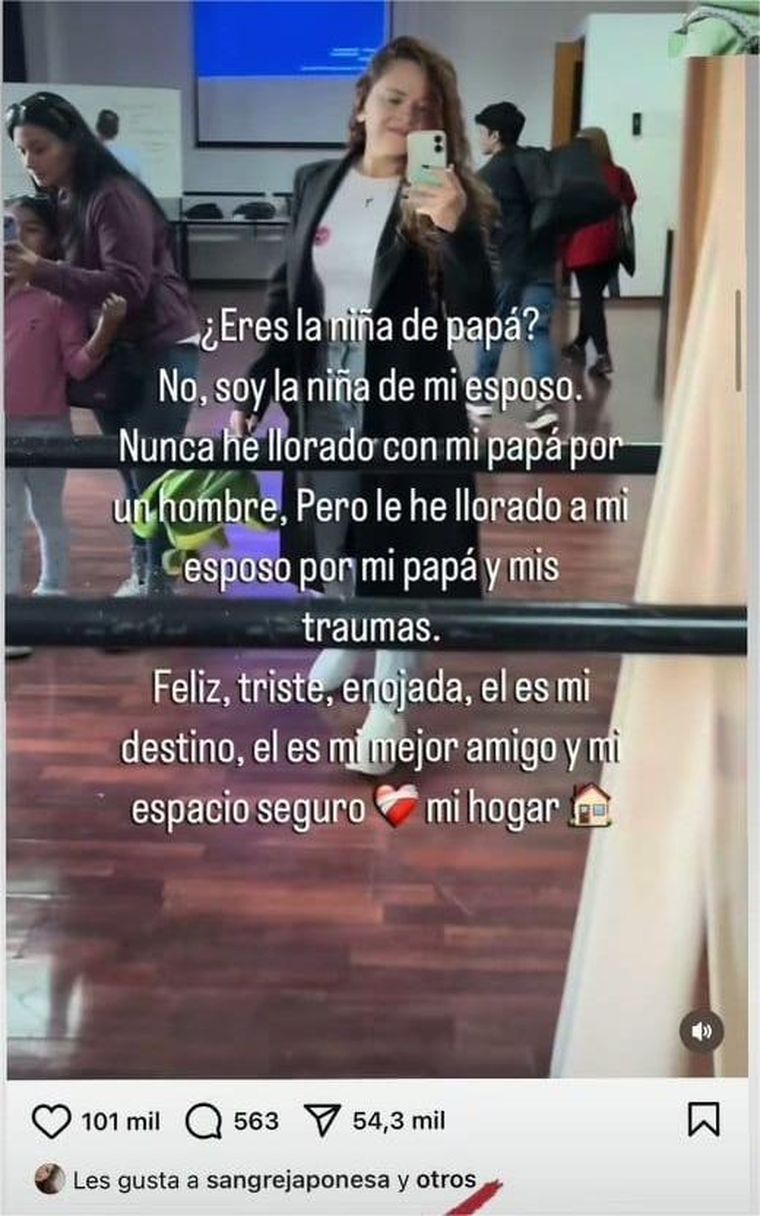 El posteo que reveló el like de Eugenia Suárez. Créditos: X / FaranduleraAgus El posteo que reveló el like de Eugenia Suárez. Créditos: X / FaranduleraAgus